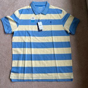 Izod polo shirt size XL yellow/blue
